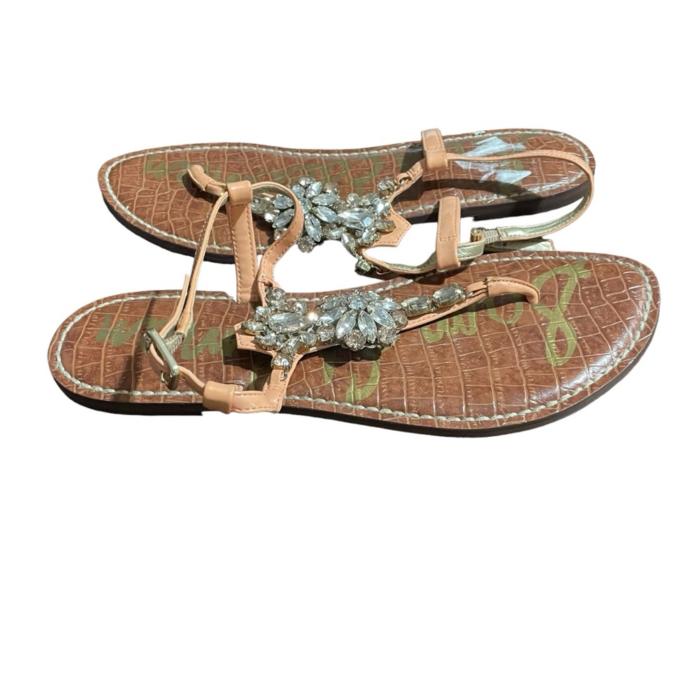 Sam Edelman Grayson Rhinestone Thong - Picture 3 of 5